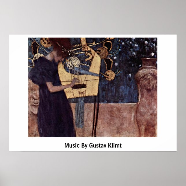 Music By Gustav Klimt Poster (Front)