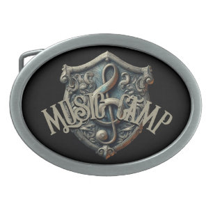Music Camp Belt Buckle