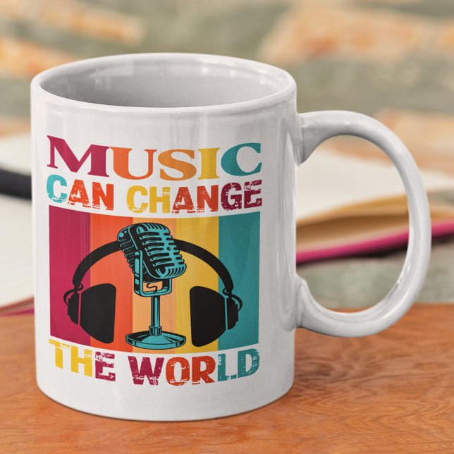Music Can Change The World Musician Coffee Mug (Creator Uploaded)