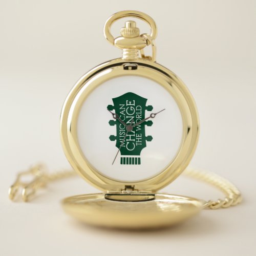 Music Can Change The World Pocket Watch