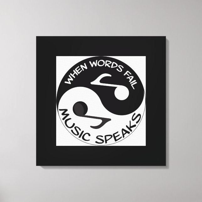 Music Canvas Print (Front)