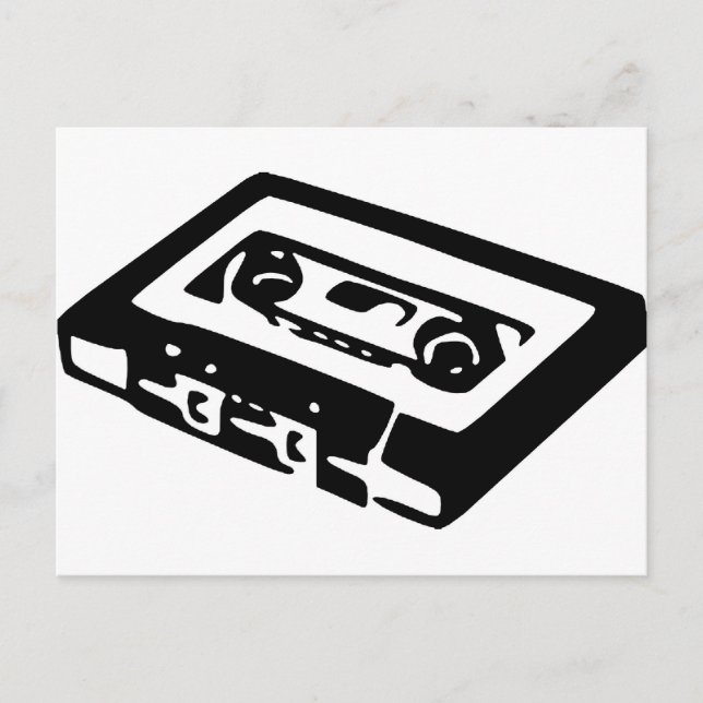 Music Cassette Design Postcard (Front)