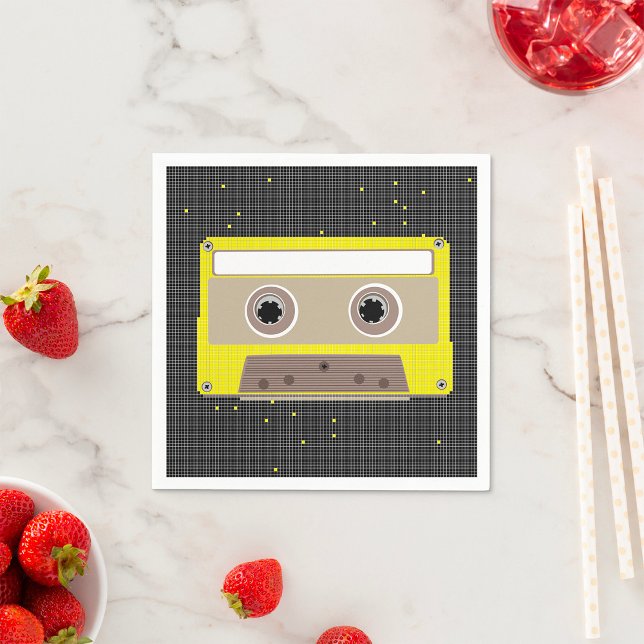 Music Cassette Paper Napkins (Creator Uploaded)