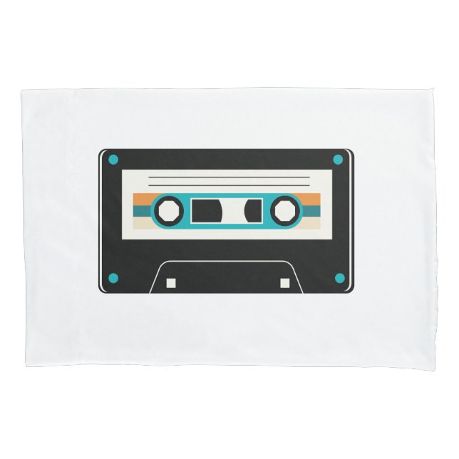 Music Cassette Pillow Case (Front)