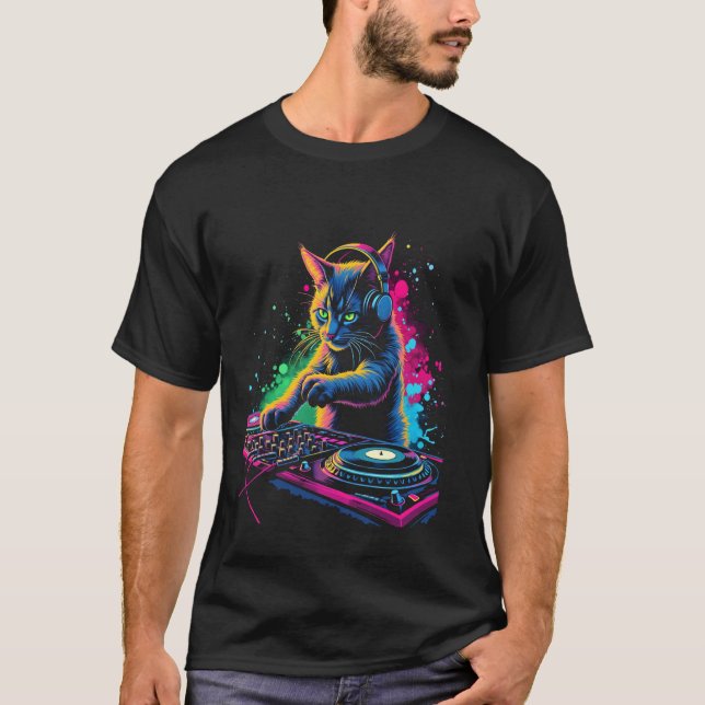 Music cat T-Shirt (Front)