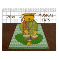 Music Cats Calendar