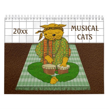 Music Cats Calendar