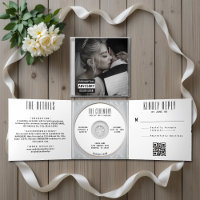 Music CD Album Cover Wedding All In One