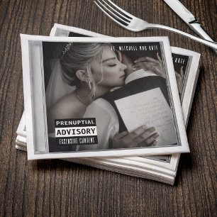 Music CD Case Album Cover Wedding Napkins