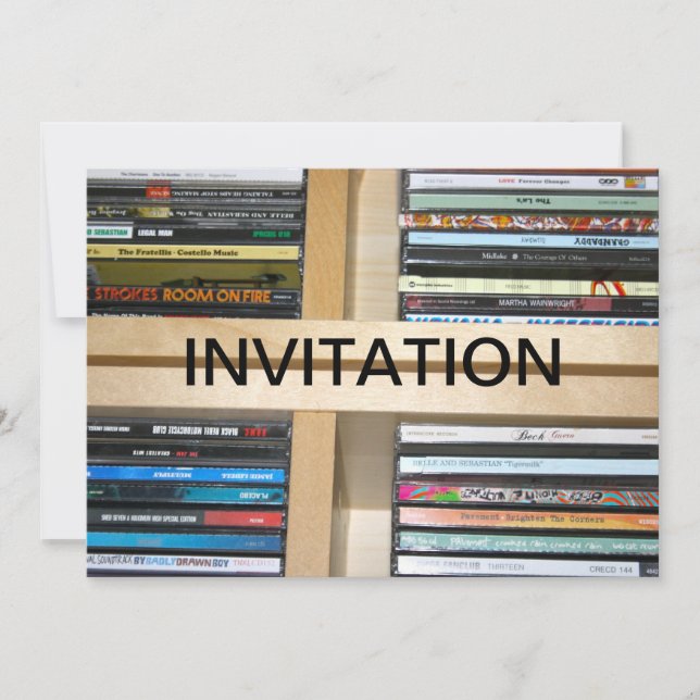 Music CD's by Various Artists Invitation (Front)