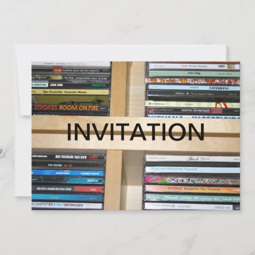 Music CDs by Various Artists Invitation