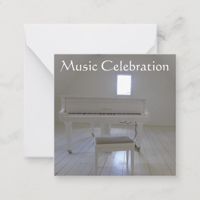 Music Celebration Note Card (Front)