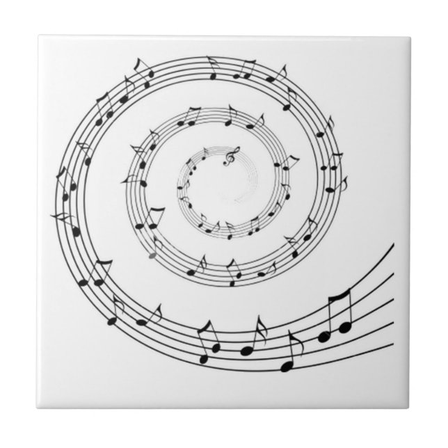 Music Ceramic Tile (Front)