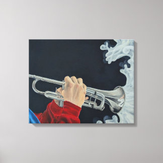 Music Challenges the Darkness Canvas Print