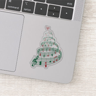 Music Christmas tree Sticker