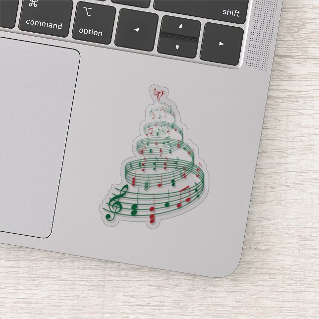 Music Christmas tree Sticker (Detail)