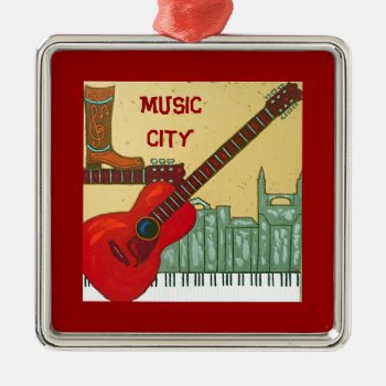 Music City Ornament by ronaldyork at Zazzle