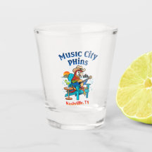 Music City Phins Shot Glass