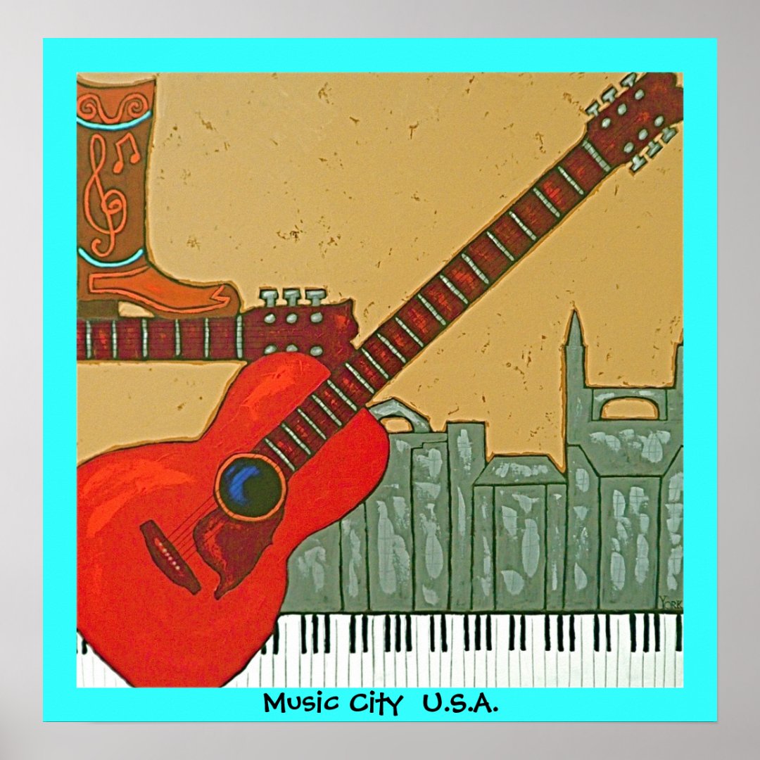 Music City poster | Zazzle