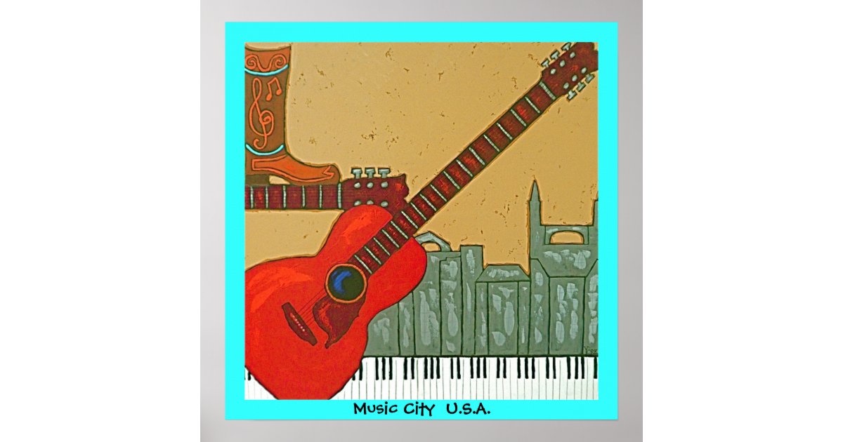 Music City poster | Zazzle