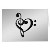 Music Clef Heart (Front Horizontal)