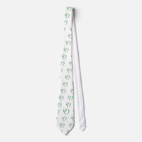 Music Clef Heart T_shirts and Gifts Neck Tie