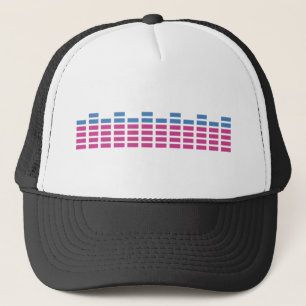 music club sound equalizer trucker hat