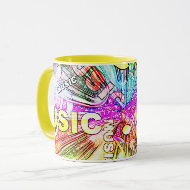 Music Collage Mug (Front Left)