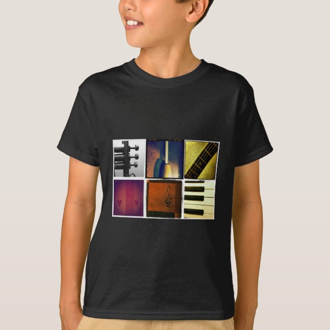 Music Collage T-Shirt (Front)