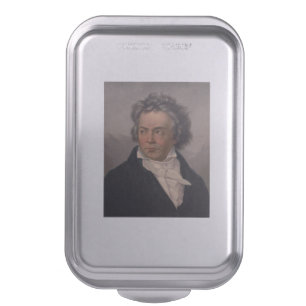 Music Composer Maestro Ludwig Beethoven Symphony  Cake Pan