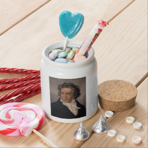 Music Composer Master Ludwig Beethoven Symphony Candy Jar