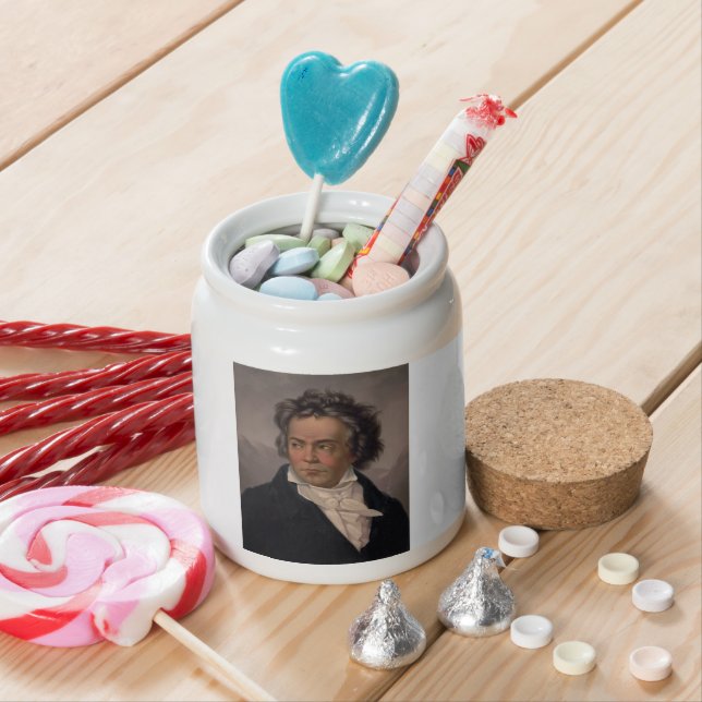 Music Composer Master Ludwig Beethoven Symphony  Candy Jar (In Situ)