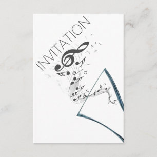 Music Concert Festival Minimalism Vip Invitation
