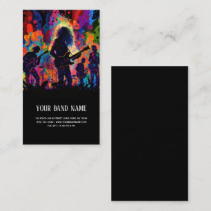 Music Concert Guitarist business card