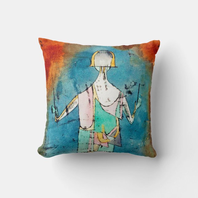 Music Conductor (Player), Klee Throw Pillow (Front)