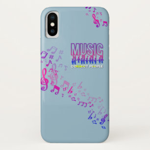 Music Connects People iPhone X Case