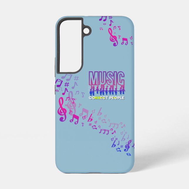 Music Connects People | Samsung Galaxy Case (Back)