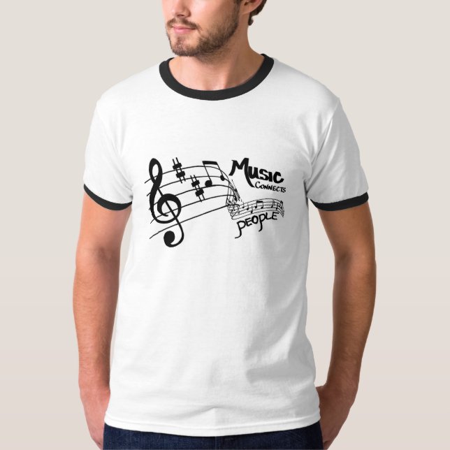 Music connects people T-Shirt (Front)
