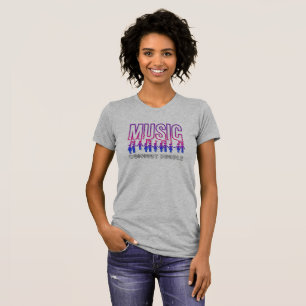 Music Connects People Women Slim Fit T-Shirt