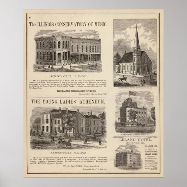 Music Conservatory, school, church Poster (Front)