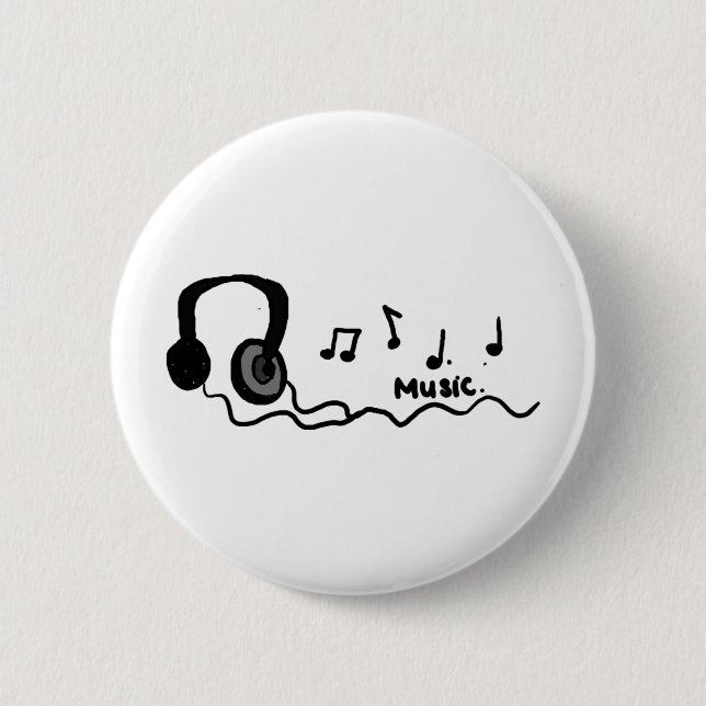 Music Cool Design! Button (Front)