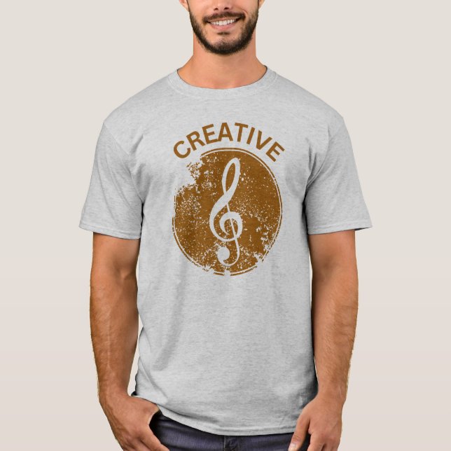 Music Creative Cool Musician design T-Shirt (Front)