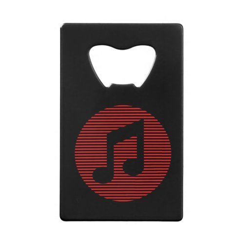 Music Credit Card Bottle Opener