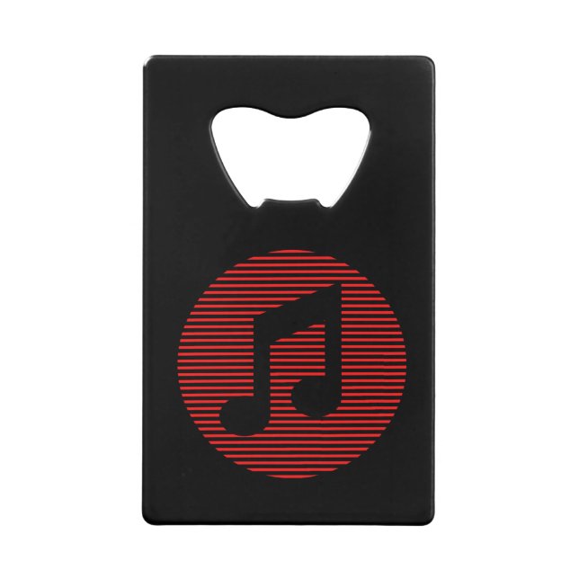 Music Credit Card Bottle Opener (Front)