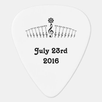 Music Crown For Bridesmaids Guitar Pick by LLChemis_Creations at Zazzle