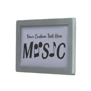 MUSIC custom belt buckle