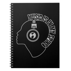 Music custom color notebook