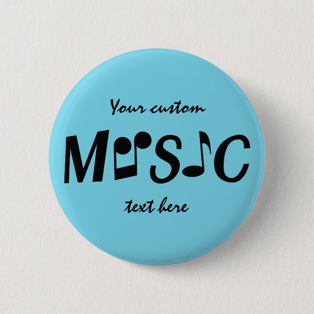 MUSIC custom color & text buttons (Front)