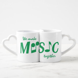 MUSIC custom couple's mugs