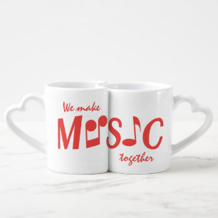 MUSIC custom couple's mugs